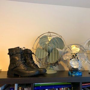 Nearly New (Only Worn Once) G by Guess Edgy-Inspired Granted Lace-Up Combat Boot